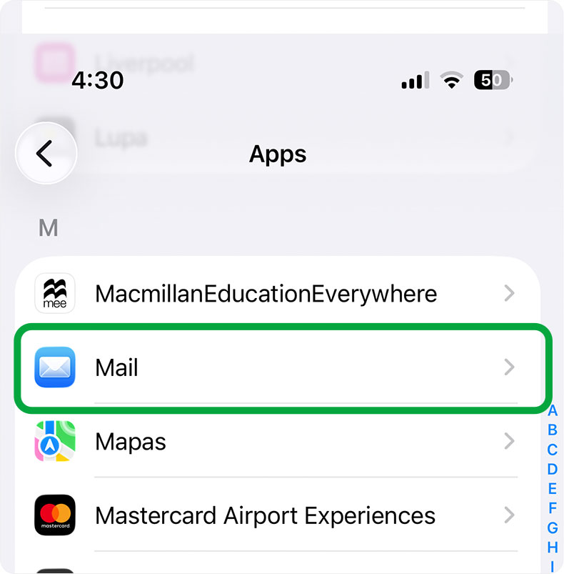 Apps - Mail